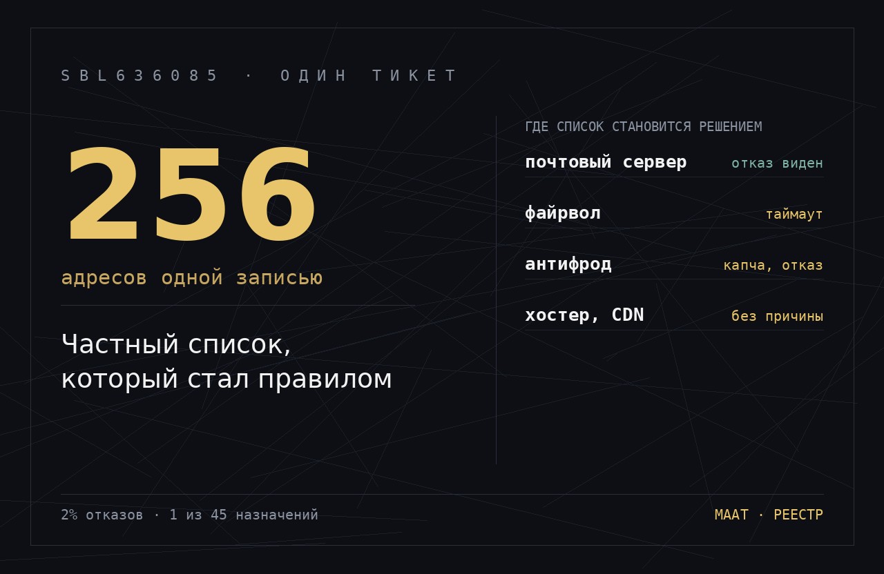 Власть блоклистов: частный список, который стал правилом