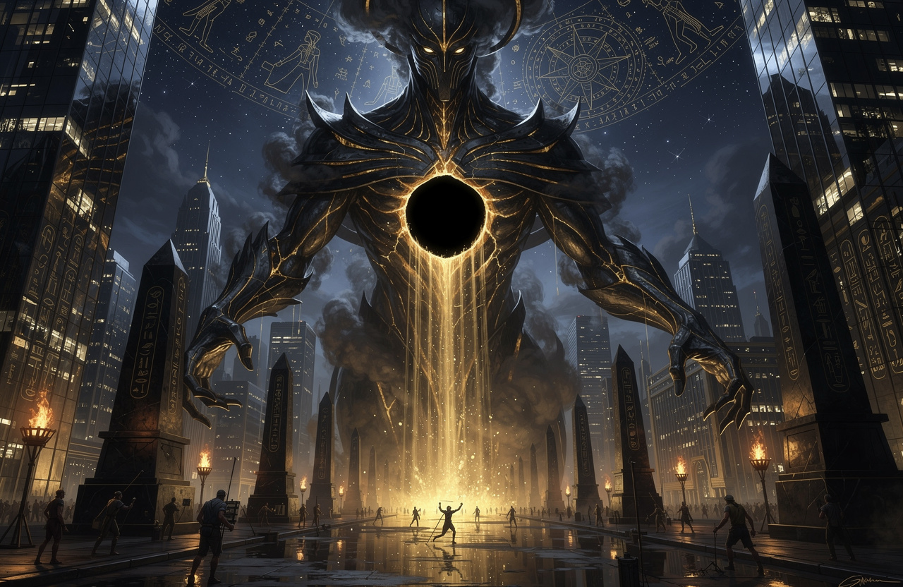 The Shadow Neteru on Wall Street: The Pattern of Parasitism